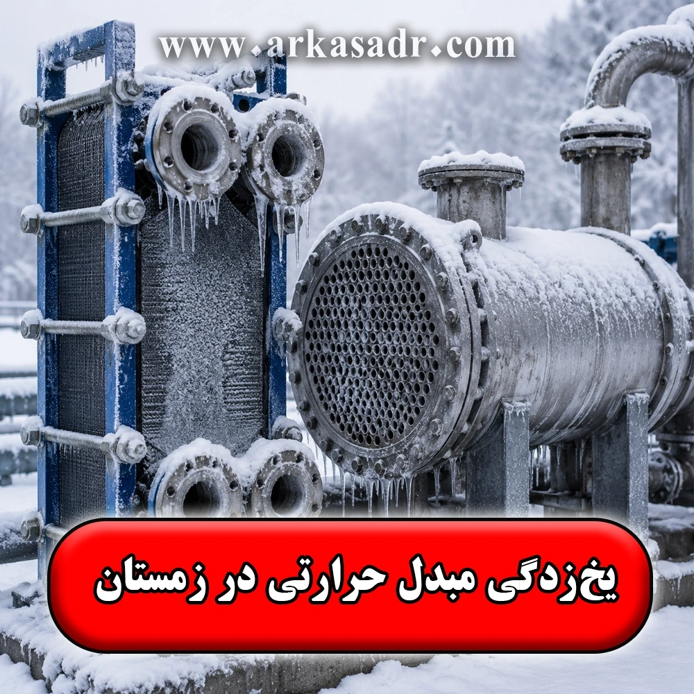 یخ‌زدگی مبدل حرارتی در زمستان | علت، پیشگیری و تعمیر